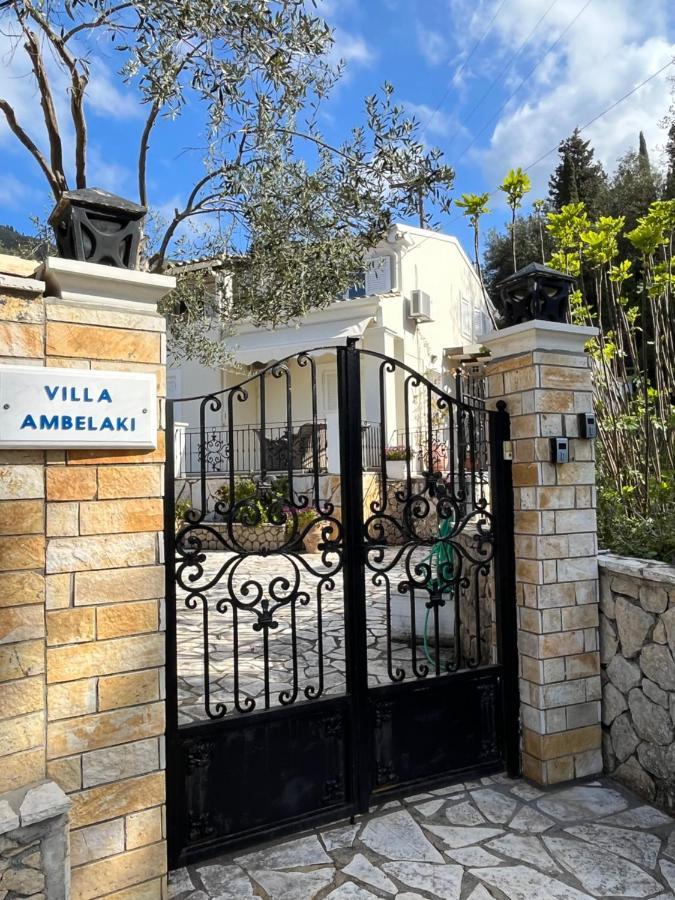 Villa Ampelaki "30 Meters To Beach" 팔레오카스트리차 외부 사진