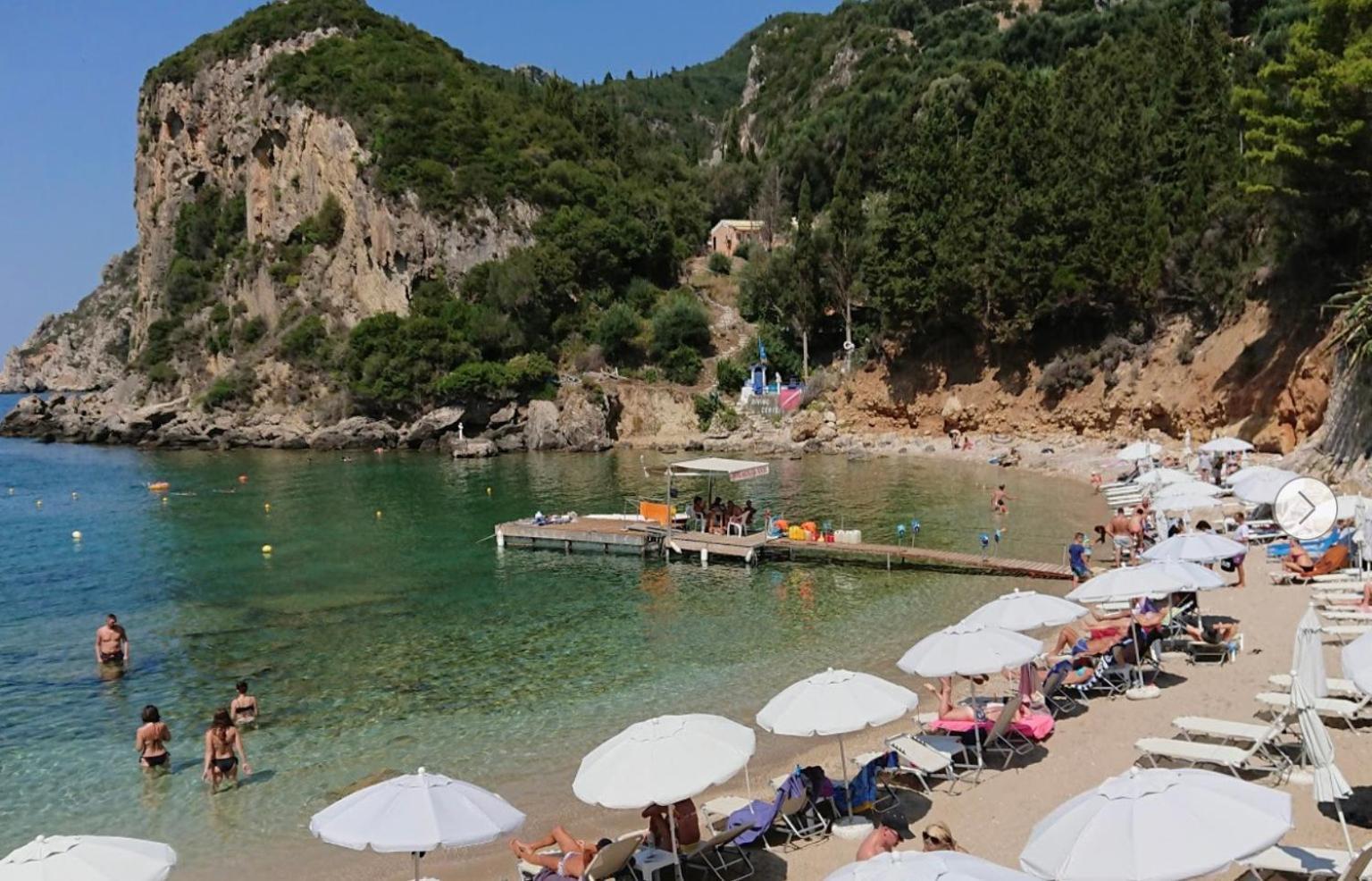 Villa Ampelaki "30 Meters To Beach" 팔레오카스트리차 외부 사진